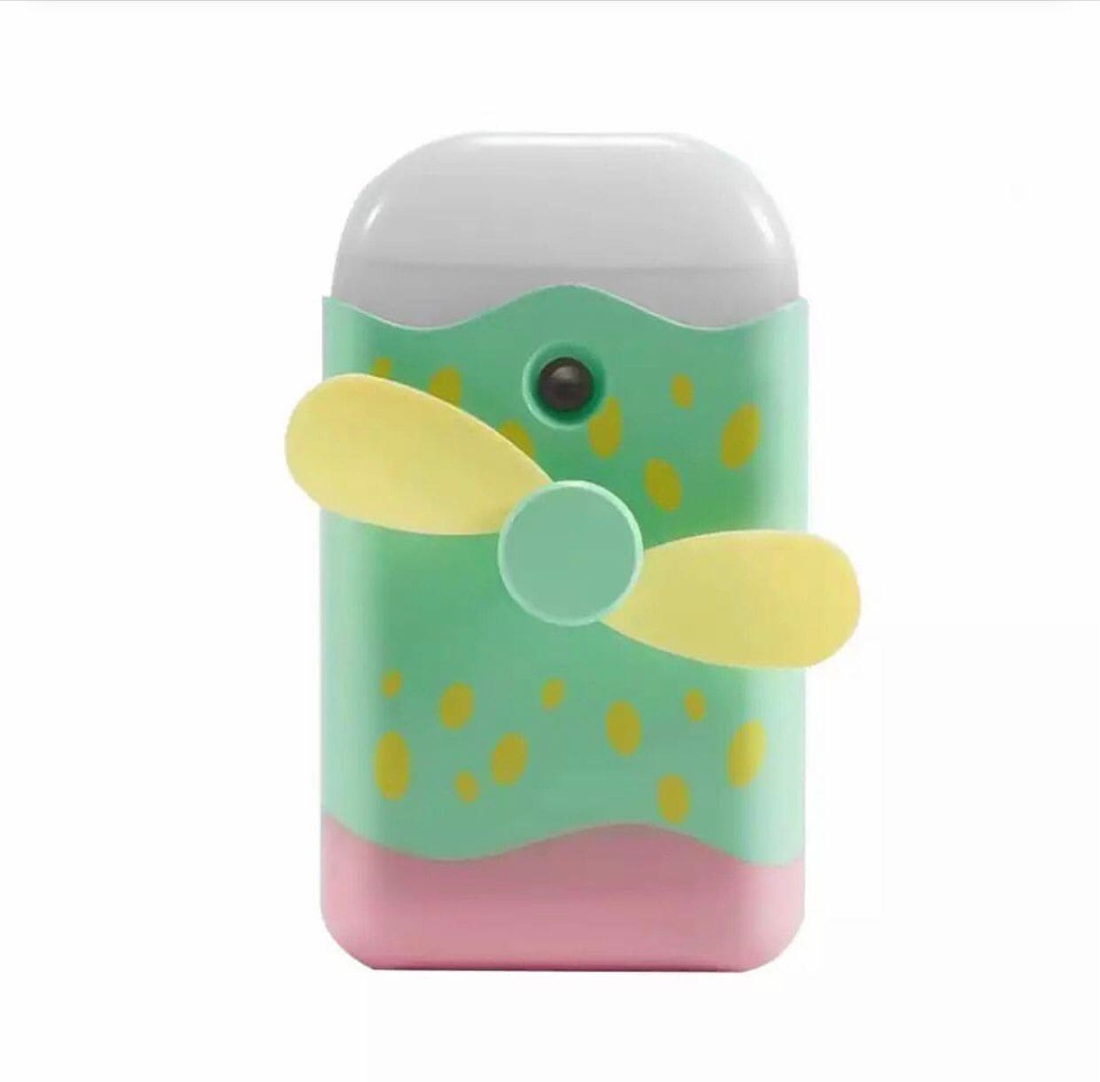 Mini Fashionable Misting Usb Rechargeable Fan, Ice Cream Shaped Spray Fan, Handheld Humidifier Cooling Fan For Cycling Camping Fishing Mini Fashionable Misting Usb Rechargeable Fan, Ice Cream Shaped Spray Fan, Handheld Humidifier Cooling Fan For Cycling Camping Fishing